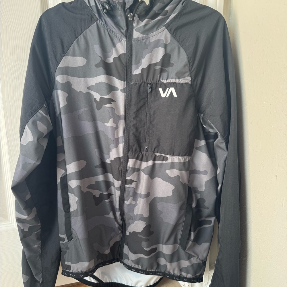 RVCA Yogger Gray Camo Jacket